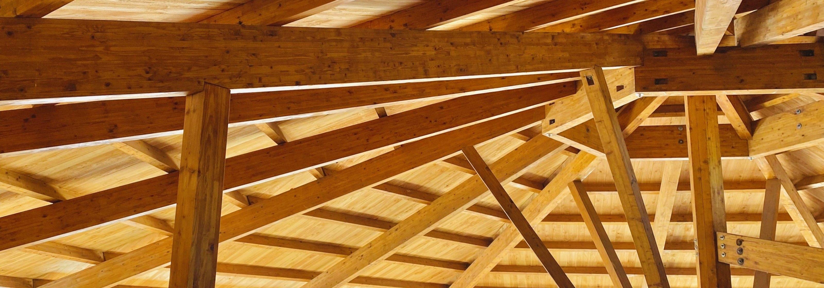 Holz Dachkonstruktion